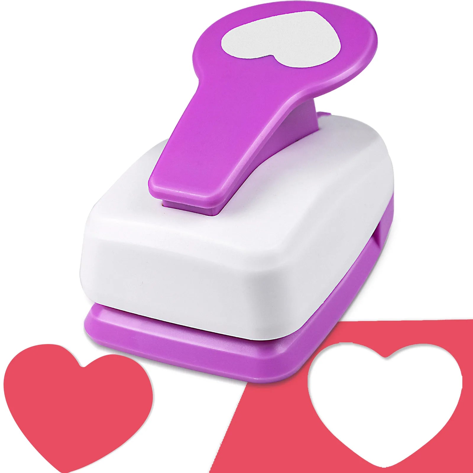 Paper cutter for crafts Hole Punch Puncher Punches Tool 50mm 2 inch Heart Paper Shapes Hole for card making custom scrapbooking